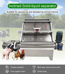 Separador de líquidos sólidos, separador de pantalla inclinada, máquina de deshidratación de estiércol para tratar con estiércol de animales de granja - Product Image 2