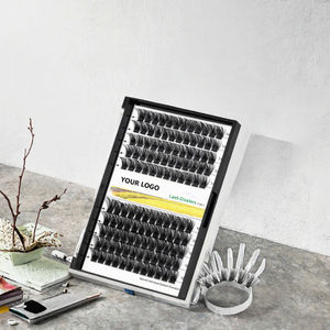 Pestañas Postizas Hechas a Mano al por Mayor, Marca Privada, Pelo Sintético, 16mm de Largo, 10 Filas, Base Delgada, Naturales y Suaves - Product Image 3