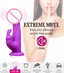 Nieuwe Hoogwaardige, Best Verkochte Konijnvormige Stimulator Met Verwarmingsfunctie En Afstandsbediening; Een Vrouwelijk Seksspeeltje. - Product Image 5