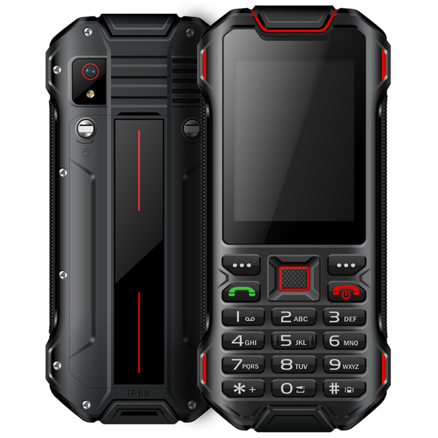 M246 Rugged Phone Factory 4G Network Feature Bar Cell IP68 Waterproof Big Battery 2.4Inch Sound Speaker Mobile