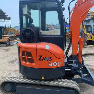 รถขุดตีนตะขาบฮิตาชิ ZX30U มือสองสำหรับขาย ชิ้นส่วนหลักประกอบด้วยมอเตอร์ เครื่องยนต์ และปั๊ม สำหรับงานก่อสร้าง - Product Image 4