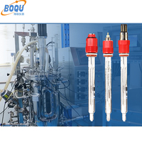 Pabrik BOQU PH5806 Kaca Online Temperatur Tinggi Industri Air Kualitas Baik Sensor Elektroda Pengukur PH De Probe