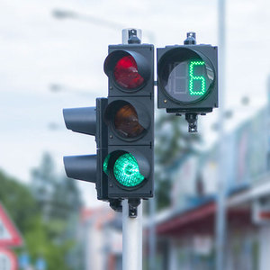 定制设计的 400 毫米高可见度和卓越性能确保道路安全，数字倒计时交通灯 - Product Image 5