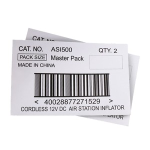 Etiqueta Adhesiva de PVC Personalizada Jiaxi, Etiqueta de Código de Barras para Embalaje, Película Protectora Ligera, Papel de Vidriado - Product Image 1