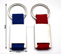 Cordon porte-clés publicitaire de qualité pour entreprises, mousqueton en alliage de zinc avec logo gravé, design portable, ruban en tissu