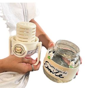 Glass Tumbler Summer Large Capacity Reusable Portable Water <b>Bottle</b> with Tea Separator for Travel - Product Image 6