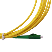 Kabel Patch Fiber Optik FTTH Indoor Single Mode LC APC-ST UPC Simplex Tipe St untuk Penggunaan 4G WiFi 5G Pabrikasi