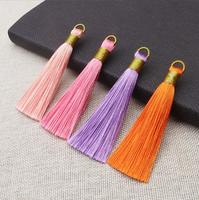 Sjzmm or tirer anneau gland lisse gland bricolage vêtements accessoires petit pendentif pour la fabrication de bijoux