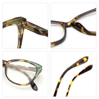 Lunettes de lecture pour femmes en gros, plage complète de dioptries de +1,00 à +4,00, charnière à ressort flexible, matériau PC, lentille anti-reflet
