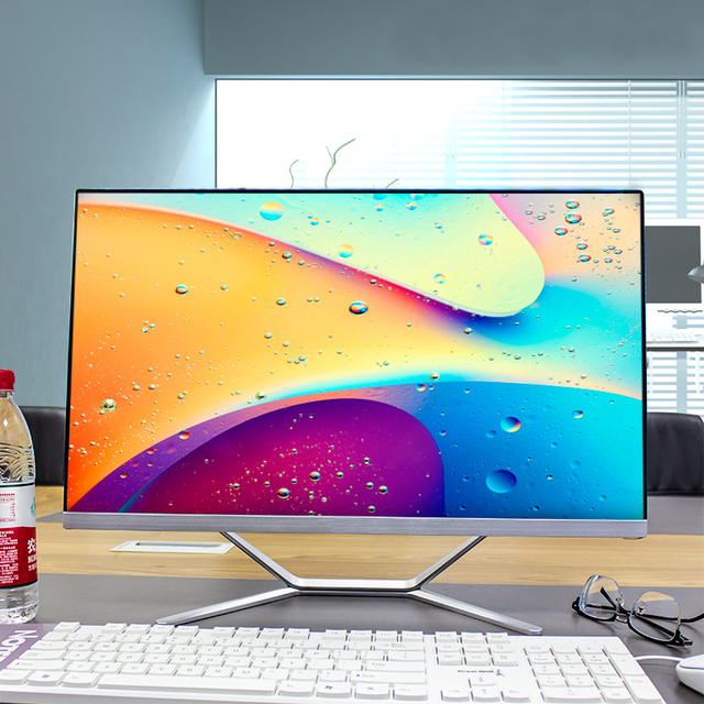 Computer Monoblock I9 Pc Desktop All in One 23.8 27 32 Inch Curved Screen I3 I5 I7 Independent Graphics Card Gaming Computer