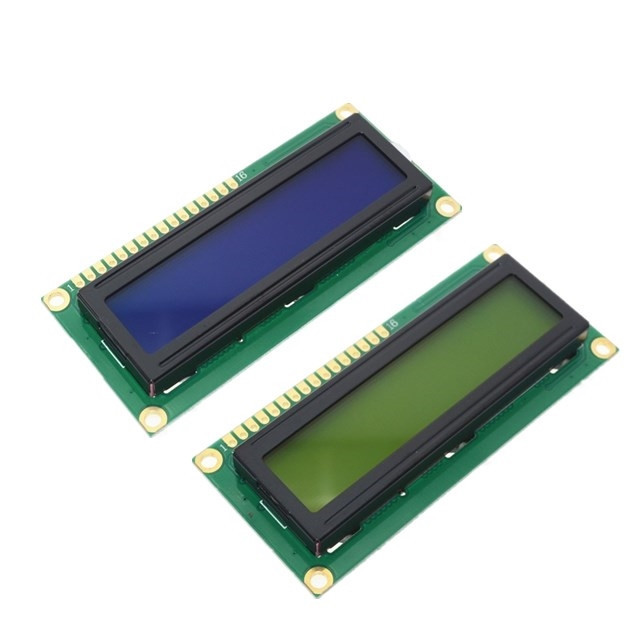 LCD1602 1602 LCD Module Blue/Yellow Green Screen 16x2 Character LCD Display with PCF8574T PCF8574 IIC I2C Interface 5V Interface