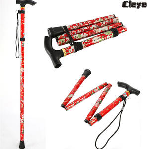 Adjustable Mobility Aids <b>Collapsible</b> Cane Old Men Crutch Elderly Seniors Adults Foldable <b>Walking</b> Cane <b>Sticks</b> - Product Image 6