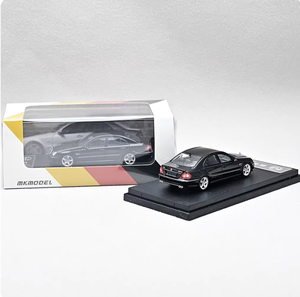 Modellino Auto MK MODEL Edizione Limitata 1:64 <span class=keywords><strong>Mercedes</strong></span> W211 E63 Classico Quattro Fari, Modello in Metallo da Collezione - Product Image 2