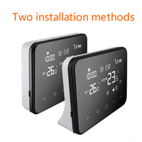 Thermostat intelligent sans fil Tuya, wi-fi, applications alexa, contrôle de la climatisation, pour maison connectée