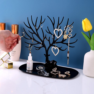 Antler-shaped Jewelry Organizer Earring Ring and Bracelet Display Rack Jewelry Showcase Home Decor Item PP Material - Product Image 4