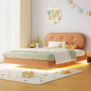 2025 New Modern Kids Princess Daybed with Cotton Upholstery for Boys & Girls Full Size Wood <b>Frame</b> Comfortable for Small Bedrooms - Product Image 2