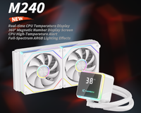 Enfriador de Agua para CPU Gamer-X M360 OEM de Alto Rendimiento, 120MM ARGB, para PC Gaming, Interfaz de Alimentación de 3 Pines, Rodamiento Líquido para Caja de Ordenador
