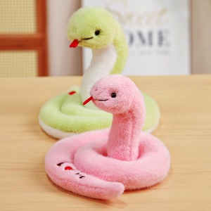 2025 anno del <span class=keywords><strong>serpente</strong></span> coupé Super morbido cartone animato <span class=keywords><strong>serpente</strong></span> peluche nuovo arrivo decorazione della casa con fodera in rete fodera in rete - Product Image 3