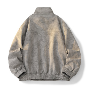 Chaqueta de Poliéster Teñida Estilo Americano, Moda Urbana Otoño 2025, Estilo Casual y Holgado para Hombre, Baita - Product Image 5