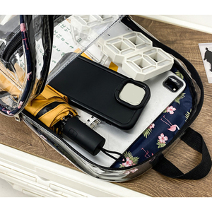 Vente en gros de sac à dos étudiant en PVC couleur tendance petit sac à dos étanche de loisirs <span class=keywords><strong>vacances</strong></span> voyage avec fermeture à glissière tendance - Product Image 4