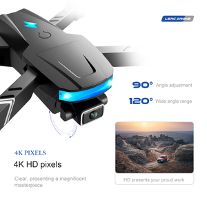 2021 Bán Buôn Mini Drone Với 4K HD Máy Ảnh Ống Kính Kép Drone-Avec-Cam Pocket Drone Với Ánh Sáng LED Wifi RC Máy Bay Đồ Chơi - Product Image 4