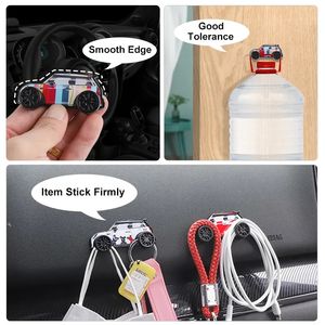 다기능 미니 자동차 모델 디자인 걸이 장식 액세서리 견인 후크 머리 받침 후크 자동차 홈 사무실 - Product Image 4