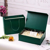 Boîtes pliantes magnétiques en gros, emballage personnalisé avec grand logo, boîtes cadeaux rigides en carton pliables pour bijoux et cosmétiques de luxe