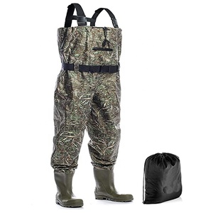 บูตลุยน้ำสำหรับผู้ชายและผู้หญิง,รองเท้าลุยโคลนตกปลาสำหรับล่าสัตว์ตกปลากันน้ำ - Product Image 2