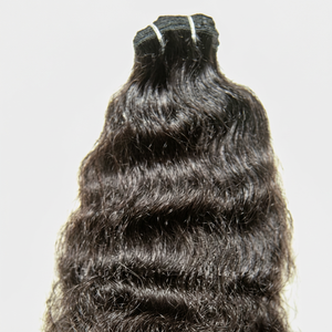 Cabello Remy Virgen Indio con Ondas Naturales y Rizos, Extensiones de Cabello Humano, 100g, Cabello Tejido en Paquetes de la India, Precio de Descuento - Product Image 1