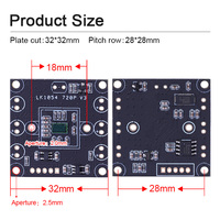 720p 1054 1,9mm 120 grados gran angular HD 30fps UVC Drive Free USB Módulos de cámara industrial Nuevo título