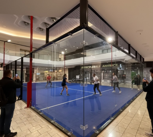 Cancha de Pádel Exterior Económica de Vidrio Templado 10x20M, Conjunto Completo Panorámico, Cancha de Tenis Pádel de Guangzhou para Villas - Product Image 3