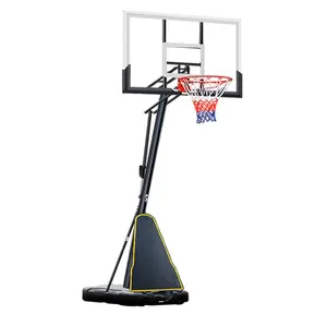 Tamanho padrão altura ajustável portátil Basketball Hoop Stand Outdoor