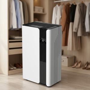 <span class=keywords><strong>Deshumidificador</strong></span> Eléctrico Portátil con Panel Blanco, Pantalla de Temperatura y Humedad Dual, Filtro de Carbón y Luz Ambiental <span class=keywords><strong>para</strong></span> el Hogar - Product Image 3