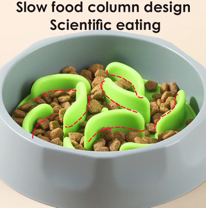 Multifunktion ale rutsch feste Silikon-Tier fütterung Ungiftige Hunde katze Slow Food Bowl Essential Puppy Eating Drinking Eating Bowl - Product Image 3