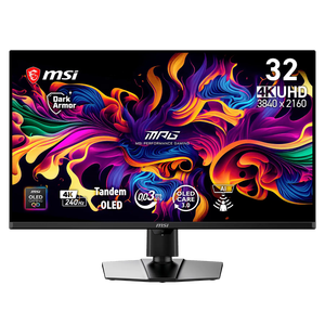 Nouvel écran MSI MPG 322UR QD-OLED X24 2026 de 31,5 pouces 4K 240Hz 0,03ms plat VESA Type-C 98W anti-reflet pour PC de jeu - Product Image 1