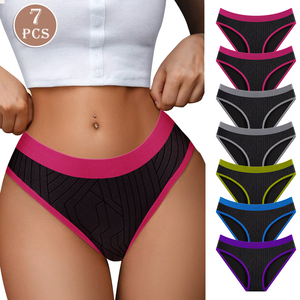 Shorty Pour Femme En Dentelle Transparente Sexy De Qualité Respirante Creuse En Coton Multicolor