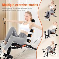 Meilleur banc d'entraînement abdominal réglable avec fixation pour les jambes, appareil de musculation à domicile pour abdominaux et levées de jambes