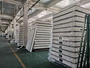 Vua Kích Thước Ngân Sách Thấp Kinh Tế Gối Hàng Đầu Liên Tục Mùa Xuân Nệm Phẳng Nén Trên Pallet Đóng Gói Cho Bán Buôn Nệm - Product Image 5