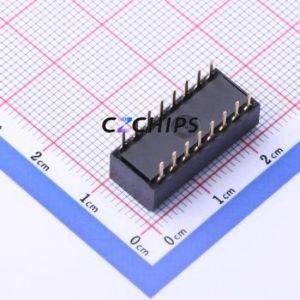DH-08BP DIP Switch Through hole Component (THT) Switch ( Number of Switch Sections: 8 )( Lead Spacing: 2.54mm ) - Product Image 2