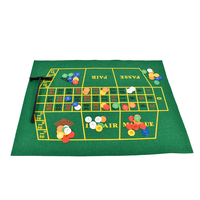 Fabricant chinois Jeu de casino 10 pouces Groupes de platine vinyle Ensemble de jeux de roue de roulette russe