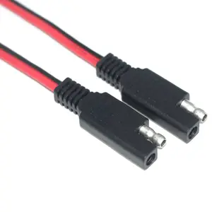 SAE 2Pin 10AWG 14AWG 12v quick disconnect car Extension Cable terminal connectors wire harness