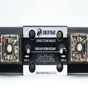 ชุดควบคุมทิศทางไฮดรอลิกแบบใช้ไฟฟ้า DSG-01 DSG-03 3C2 3C3 3C4 3C60 DC24V AC220V DC12V - Product Image 5