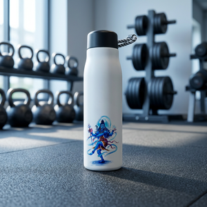 Bouteille d'eau promotionnelle en métal personnalisée avec impression du Seigneur Krishna pour la rentrée scolaire et la remise des diplômes - Product Image 5