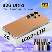 Oferta Especial: Smartphone S26 Ultra 5G, Pantalla de 7.3 Pulgadas Full HD, Deca Core, 16GB+1TB, 108MP, Batería de Larga Duración, Desbloqueo Facial, CDMA, Venta al Por Mayor