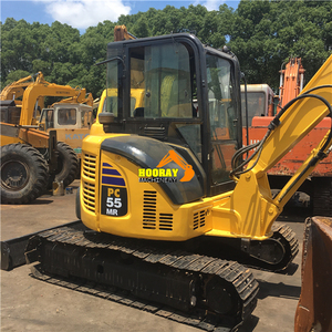 Excavadora Usada KOMATSU PC55MR-2 de 5.5 Toneladas, Modelo 2020, con Motor, Capacidad de Cucharón de 0.2m y Accesorio de Pulgar - Product Image 1