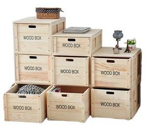 Home storage and organization storage box Solid Wood Style box