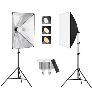 Kit <span class=keywords><strong>de</strong></span> Iluminación para Fotografía Jingying: Softbox, <span class=keywords><strong>Luz</strong></span> LED, Trípode, Fondo, Reflector, Sombrilla - Product Image 3