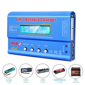 HTRC-<span class=keywords><strong>Chargeur</strong></span> de Batterie Lipo Imax 80W avec Adaptateur pour Batterie LiPo/<span class=keywords><strong>Li</strong></span>-<span class=keywords><strong>ion</strong></span>/Life/LiHV (1-6S), NiMH/NiCd (1-15S),(B6-Blue) - Product Image 2