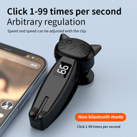 JX-05 Pro TikTok Auto Screen Clicker, télécommande sans fil en forme d'anneau, simulateur de doigt, vitesse personnalisable, pour le défilement de pages et le tapotement rapide automatique