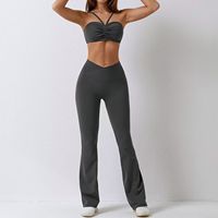 Ensemble de yoga de course de gymnastique d'été pour femmes nouveauté Legging d'exercice à séchage rapide vêtements d'entraînement de mode